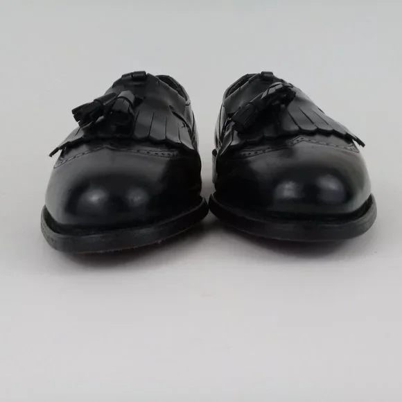 Dexter Men Kiltie Tassel Made in USA Black Loafers - Picture 7 of 13